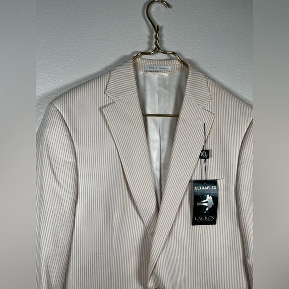 Ralph Lauren light pink and white sports coat size 42L new with tags - Picture 2 of 8